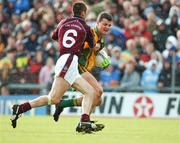 14 July 2007; Michael Murphy, Donegal, in action against Michael Ennis, Westmeath. Bank of Ireland All-Ireland Football Championship Qualifier, Round 2, Westmeath v Donegal, Cusack Park, Mullingar, Co. Westmeath. Picture credit: Ray McManus / SPORTSFILE