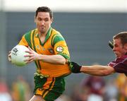 14 July 2007; Brendan Devenney, Donegal, in action against Francis Boyle, Westmeath. Bank of Ireland All-Ireland Football Championship Qualifier, Round 2, Westmeath v Donegal, Cusack Park, Mullingar, Co. Westmeath. Picture credit: Ray McManus / SPORTSFILE