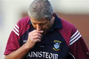 14 July 2007; Westmeath manager Tomás O Flatharta near the end of the game. Bank of Ireland All-Ireland Football Championship Qualifier, Round 2, Westmeath v Donegal, Cusack Park, Mullingar, Co. Westmeath. Picture credit: Ray McManus / SPORTSFILE