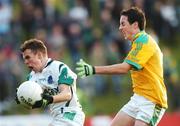 14 July 2007; Eamon Maguire, Fermanagh, in action against eoin Harrington, Meath. Bank of Ireland All-Ireland Football Championship Qualifier, Round 2, Meath v Fermanagh, Pairc Tailteann, Navan. Photo by Sportsfile