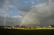 14 July 2007; A rainbow during the Kildare v Louth game. Bank of Ireland All-Ireland Football Championship Qualifier, Round 2, Kildare v Louth, St. Conleth's Park, Newbridge, Co. Kildare. Picture credit: Matt Browne / SPORTSFILE