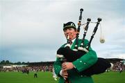 14 July 2007; Donegal piper Christy Murray plays a few tunes at half time. Bank of Ireland All-Ireland Football Championship Qualifier, Round 2, Westmeath v Donegal, Cusack Park, Mullingar, Co. Westmeath. Picture credit: Daire Brennan / SPORTSFILE
