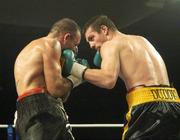 14 July 2007; John Duddy, right, in action against Alessio Furlan. Hunky Dorys Fight Night, John Duddy.v.Alessio Furlan, National Stadium, Dublin. Picture credit: Ray Lohan / SPORTSFILE *** Local Caption ***