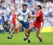 15 July 2007; Damian Freeman, Monaghan, in action against David Harte, Tyrone. Bank of Ireland Ulster Senior Football Championship Final - Tyrone v Monaghan, St Tighearnach's Park, Clones, Co Monaghan. Picture credit: Oliver McVeigh / SPORTSFILE
