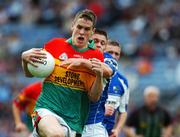 15 July 2007; Brendan Murphy, Carlow, in action against Robbie Keogh, Laois. ESB Leinster Minor Football Championship Final, Laois v Carlow, Croke Park, Dublin. Picture credit: Ray McManus / SPORTSFILE