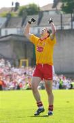 15 July 2007; John Devine, Tyrone, celebrates at the final whistle. Bank of Ireland Ulster Senior Football Championship Final - Tyrone v Monaghan, St Tighearnach's Park, Clones, Co Monaghan. Picture credit: Russell Pritchard / SPORTSFILE