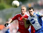 15 July 2007; Colm Flanagan, Monaghan, in action against Colm McCullagh, Tyrone. Bank of Ireland Ulster Senior Football Championship Final - Tyrone v Monaghan, St Tighearnach's Park, Clones, Co Monaghan. Picture credit: Oliver McVeigh / SPORTSFILE
