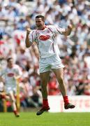 15 July 2007; Tyrone's Kyle Coney celebrates at the final whistle. ESB Ulster Minor Football Championship Final - Derry v Tyrone, St Tighearnach's Park, Clones, Co Monaghan. Picture credit: Oliver McVeigh / SPORTSFILE