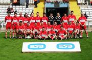 15 July 2007; The Derry squad. ESB Ulster Minor Football Championship Final - Derry v Tyrone, St Tighearnach's Park, Clones, Co Monaghan. Picture credit: Oliver McVeigh / SPORTSFILE