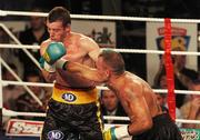 14 July 2007; John Duddy, left, in action against Alessio Furlan. Hunky Dorys Fight Night, John Duddy.v.Alessio Furlan, National Stadium, Dublin. Picture credit: Stephen McCarthy / SPORTSFILE *** Local Caption ***