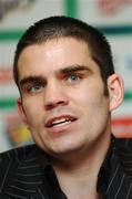 16 July 2007; European Super Bantamweight Champion Bernard Dunne at the announcement of details of the next European Superbantamweight title fight. Hunky Dorys Fight Night Press Conference, Burlington Hotel, Dublin. Picture credit: Stephen McCarthy / SPORTSFILE