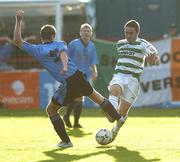 16 July 2007; Tadhg Purcell, Shamrock Rovers, in action against Paul Byrne, UCD. eircom League of Ireland Premier Division, Shamrock Rovers v UCD, Tolka Park, Dublin. Picture credit: Ray Lohan / SPORTSFILE