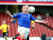 17 July 2007; Mark Dickson, Linfield, in action against Martin Anderson, IF Elfsborg. UEFA Champions League, 1st Round, 1st leg, Linfield v IF Elfsborg, Windsor Park, Belfast, Co. Antrim. Picture credit: Oliver McVeigh / SPORTSFILE