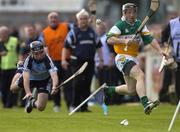 18 July 2007; Sean Ryan, Offaly, in action against Keith Dunne, Dublin. U21 Leinster Hurling Championship final, Dublin v Offaly, Parnell Park, Dublin. Picture Credit; Ray Lohan / SPORTSFILE *** Local Caption ***