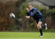 25 November 2014; Leinster's Nick McCarthy during squad training ahead of their Guinness PRO12, Round 9, game against Ospreys on Saturday. Leinster Rugby Squad Training, Rosemount, UCD, Dublin. Picture credit: Brendan Moran / SPORTSFILE
