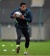 25 November 2014; Connacht's Mils Muliaina in action during squad training ahead of their Guinness PRO12, Round 9, game against Scarlets on Saturday. Connacht Rugby Squad Training, The Sportsground, Galway. Picture credit: Diarmuid Greene / SPORTSFILE