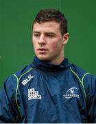 25 November 2014; Connacht's Robbie Henshaw sits out squad training ahead of their Guinness PRO12, Round 9, game against Scarlets on Saturday. Connacht Rugby Squad Training, The Sportsground, Galway. Picture credit: Diarmuid Greene / SPORTSFILE