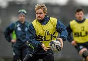 25 November 2014; Connacht's Fionn Carr in action during squad training ahead of their Guinness PRO12, Round 9, game against Scarlets on Saturday. Connacht Rugby Squad Training, The Sportsground, Galway. Picture credit: Diarmuid Greene / SPORTSFILE