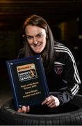 26 November 2014; Carol Breen, Wexford Youths, who received the Continental Tyres Player of the Month award for October. Top Tyres, Ardcavan, Co. Wexford. Picture credit: David Maher / SPORTSFILE