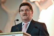 26 November 2014; John Foley, CEO of Athletics Ireland, speaking during the National Athletics Awards. Crowne Plaza Hotel, Santry, Co. Dublin. Picture credit: Barry Cregg / SPORTSFILE