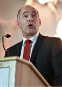 26 November 2014; CEO GloHealth, Jim Dowdall, speaking during the National Athletics Awards. Crowne Plaza Hotel, Santry, Co. Dublin. Picture credit: Barry Cregg / SPORTSFILE