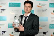 26 November 2014; Mark English who won the Track and Field Athlete of the Year award at the National Athletics Awards. Crowne Plaza Hotel, Santry, Co. Dublin. Picture credit: Barry Cregg / SPORTSFILE