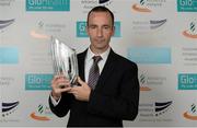 26 November 2014; John O'Regan winner of the Ultra Runner of the Year award during the National Athletics Awards. Crowne Plaza Hotel, Santry, Co. Dublin. Picture credit: Barry Cregg / SPORTSFILE