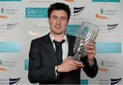 26 November 2014; Mark English winner of the Athlete of the Year award during the National Athletics Awards. Crowne Plaza Hotel, Santry, Co. Dublin. Picture credit: Barry Cregg / SPORTSFILE