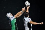 21 November 2014; Michael Kearney, Connacht, in action against Valerio Bernabo, Zebre. Guinness PRO12, Round 8, Connacht v Zebre. The Sportsground, Galway. Picture credit: Ramsey Cardy / SPORTSFILE