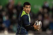 21 November 2014; Mils Muliaina, Connacht. Guinness PRO12, Round 8, Connacht v Zebre. The Sportsground, Galway. Picture credit: Ramsey Cardy / SPORTSFILE