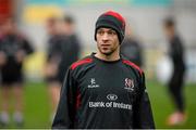 27 November 2014; Ulster's Paul Marshall during their captain's run ahead of their Guinness Pro12, Round 9, match against Munster on Friday. Ulster Rugby Captain's Run, Kingspan Stadium, Ravenhill Park, Belfast, Co. Antrim. Picture credit: Oliver McVeigh / SPORTSFILE