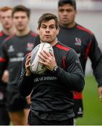 27 November 2014; Ulster's Louis Ludik in action during their captain's run ahead of their Guinness Pro12, Round 9, match against Munster on Friday. Ulster Rugby Captain's Run, Kingspan Stadium, Ravenhill Park, Belfast, Co. Antrim. Picture credit: Oliver McVeigh / SPORTSFILE