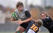 27 November 2014; Jenny Murphy, Ireland, in action against Australia Tribe 7's. Women's Rugby 7's Tournament, Ireland v Australia. Lansdowne RFC, Lansdowne Road, Dublin. Picture credit: Matt Browne / SPORTSFILE
