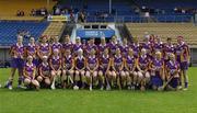 14 July 2007; The Wexford squad. Gala All-Ireland Camogie Championship, Tipperary v Wexford, Semple Stadium, Thurles. Picture credit: Brendan Moran / SPORTSFILE