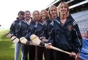 16 July 2007; The Camogie Association has appointed four Regional Development Co-ordinators and a 2nd Level Development Co-ordinator. Pictured at the announcement of the appointments are, from right, Director of Camogie Mary O'Connor, Jennifer Duffy, Cork, Regional Development Co-ordinator, Deirdre Murphy, Clare, Regional Development Co-ordinator, Eve Talbot, Dublin, Regional Development Co-ordinator, Gerard Gribben, Armagh, Regional Development Co-ordinator and Jennifer Steede, Galway, 2nd Level Colleges Development Co-ordinator. Cumann Camógaíochta nGael, Croke Park, Dublin. Picture credit: Caroline Quinn / SPORTSFILE