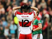 14 July 2007; Mark Bradley, Derry, misses an easy chance. Bank of Ireland All-Ireland Football Championship Qualifier, Round 2, Derry v Mayo, Celtic Park, Derry. Picture credit: Oliver McVeigh / SPORTSFILE
