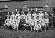 28 November 2014; Jack Kyle, extreme left in the front row, lines up with the Ulster rugby team ahead of their provincial match against Leinster in 1959. Jack Kyle Obituary pictures. Picture credit: Connolly Collection / SPORTSFILE