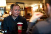 28 November 2014; The Dublin manager Jim Gavin during a press conference ahead of the GAA GPA All Star Tour 2014, sponsored by Opel, match on Saturday. Sheraton Boston Hotel, Dalton Street, Boston, Massachusetts, USA. Picture credit: Ray McManus / SPORTSFILE