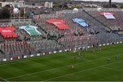 28 September 2014; A general view of Hill 16 decorated with county colours during the game. TG4 All-Ireland Ladies Football Senior Championship Final, Cork v Dublin. Croke Park, Dublin. Picture credit: Ray McManus / SPORTSFILE
