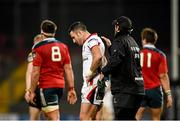 28 November 2014; Ian Humphreys, Ulster, reacts after missing a last minute conversion. Guinness PRO12, Round 9, Munster v Ulster, Thomond Park, Limerick. Picture credit: Stephen McCarthy / SPORTSFILE