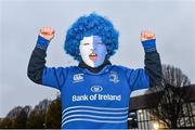 29 November 2014; 9 year old Leinster supporter Keith Byrne from Rathfarnham, Dublin, ahead of the game. Leinster Fans at Leinster v Ospreys, Guinness PRO12 Round 9, RDS, Ballsbridge, Dublin. Picture credit: Ramsey Cardy / SPORTSFILE