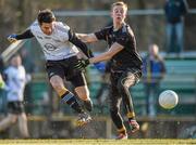 29 November 2014; Bernard Brogan, 2013 All Stars, in action against Fionn Fitzgerald, 2014 All Stars. GAA GPA All Star Tour 2014, sponsored by Opel, 2013 All Stars v 2014 All Stars. Irish Cultural Centre, New Boston Dr, Canton, Massachusetts, USA. Picture credit: Ray McManus / SPORTSFILE