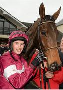 30 November 2014; Jockey Bryan Cooper with Lieutenant Colonel after winning The Bar One Racing Hatton`s Grace Hurdle. Horse Racing from Fairyhouse, Co. Meath Picture credit: Barry Cregg / SPORTSFILE