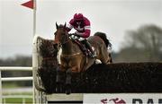 30 November 2014; Valseur Lido, with Bryan Cooper up, clears the last on their way to winning The Bar One Racing Drinmore Novice Steeplechase. Horse Racing from Fairyhouse, Co. Meath Picture credit: Barry Cregg / SPORTSFILE