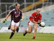 21 July 2007; Nollaig Cleary Cork, in action against Marie O'Connell, Galway. TG4 All-Ireland Ladies Football Championship Group 2, Cork v Galway, Gaelic Grounds, Co. Limerick. Picture credit: James Horan / SPORTSFILE