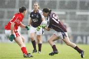 21 July 2007; Rebecca McPhilbin, Galway, in action against Ciara Walsh, Cork. TG4 All-Ireland Ladies Football Championship Group 2, Cork v Galway, Gaelic Grounds, Co. Limerick. Picture credit: James Horan / SPORTSFILE