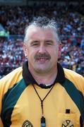 8 July 2007; Brian Crowe, referee. Bank of Ireland Connacht Senior Football Championship Final, Galway v Sligo, Dr. Hyde Park, Roscommon. Picture credit: Ray McManus / SPORTSFILE