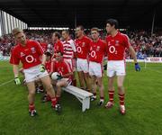 1 July 2007; The Cork team prepare for the team picture. Bank of Ireland Munster Senior Football Championship Final, Kerry v Cork, Fitzgerald Stadium, Killarney, Co. Kerry. Picture credit: Ray McManus / SPORTSFILE