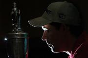 27 July 2007; Open Championship winner Padraig Harrington, alongside the Claret Jug, at a press conference to announce details of the Audi Padraig Harrington Golf Classic. The K Club, Straffan, Co. Kildare. Picture credit: Pat Murphy / SPORTSFILE