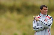 27 July 2007; Sunderland manager Roy Keane during training ahead of tomorrow's friendly with Bohemians in Dalymount Park. Malahide United AFC, Gannon Park, Coast Road, Malahide, Co. Dublin. Picture credit: Brian Lawless / SPORTSFILE